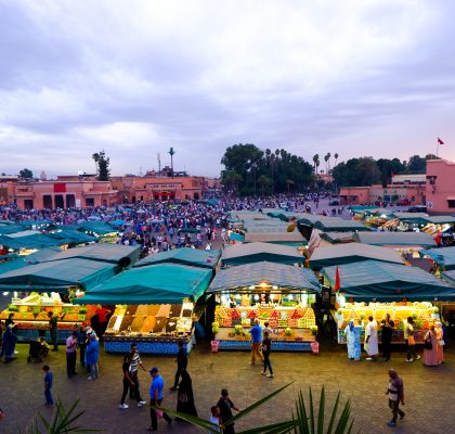 Djemaa el Fna-marrakesh-reisroute-marokko