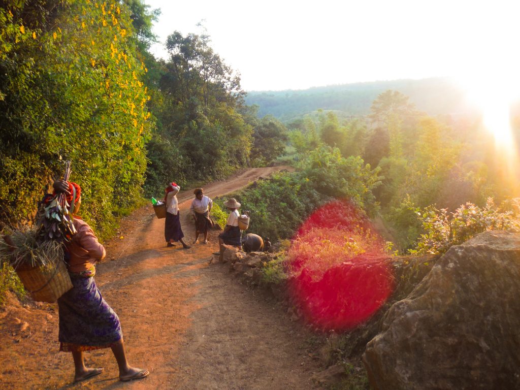 Kalaw hike reisroute Myanmar