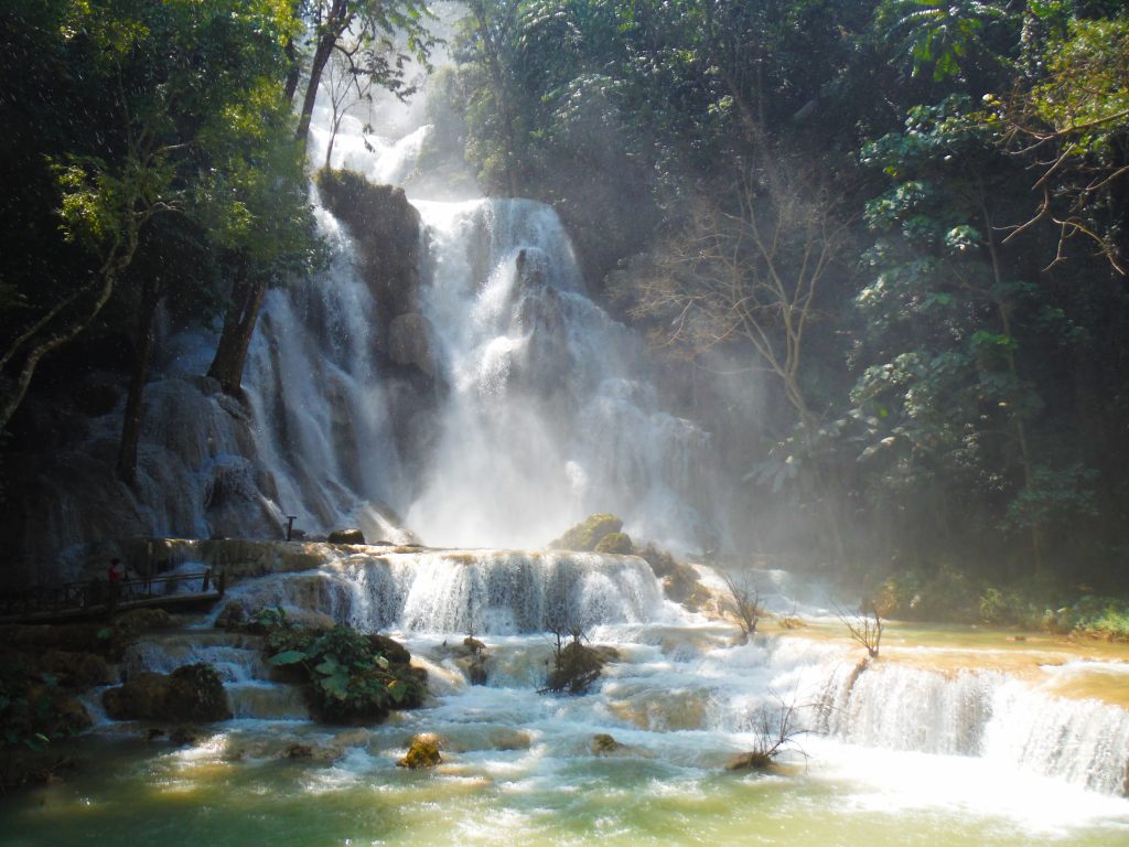 Kuang Si waterval - Reisroute Laos